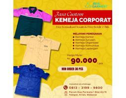 Baju Kemeja Sekolah Custom Bordir - Palu