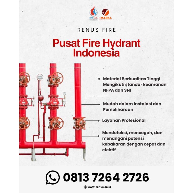 Instalasi Fire Hydrant Resmi Indonesia Renus Fire - Palembang