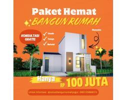 Paket Hemat Bangun Rumah Tipe 40 Baru Hanya 100 Juta - Batul