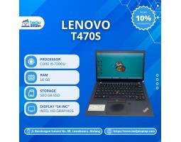 Dijual Laptop Second, Lenovo T470s, Core I5-7300u, Intel Hd Graphics, Ram 16gb, Ssd 500gb - Malang