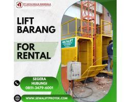 Sewa Lift Barang, Solusi Praktis Angkut Material - Riau