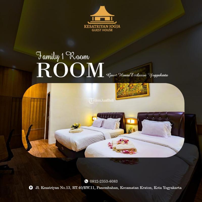 Disewakan Guest House Dekat Malioboro Murah - Yogyakarta