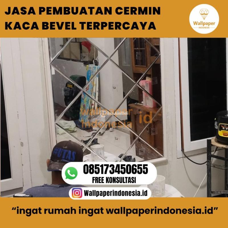 Jasa Pembuatan Cermin Kaca Bevel Terpercaya - Malang 