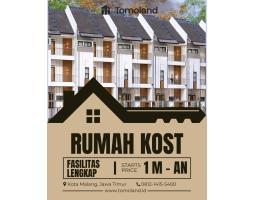 Rumah Kost 8 Kamar Siap Huni Dekat UB - Malang