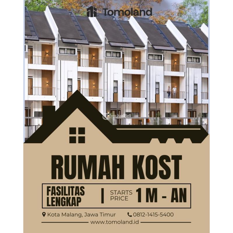 Rumah Kost 8 Kamar Siap Huni Dekat UB - Malang