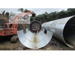 Gorong Gorong Baja - Armco - Corrugated Steel - Guardrail - Balikpapan