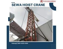 Sewa Hoist Crane Rental Hoist Crane Handal - Manado 