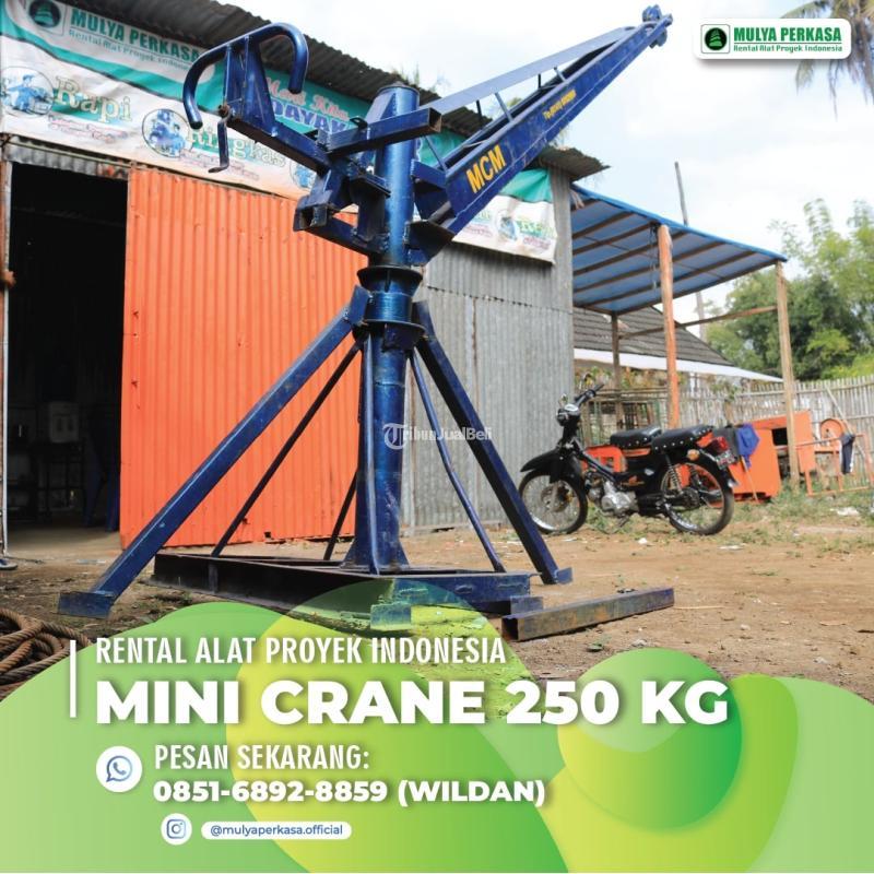Sewa Mini Crane Angkat Material Proyek 1-2 Ton - Blitar 
