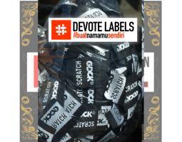 Cetak Label Woven Damask Sidikalang Devotelabels.id - Dairi 