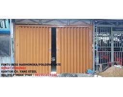 Pintu Harmonika atau Pintu Besi Harmonika untuk Ruko - Banjarmasin