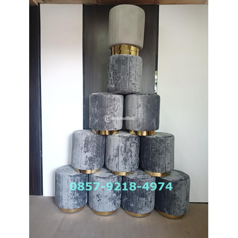 Sofa Puff Kursi Stool Murah Kursi Bench Kantor Cafe Teras Tamu Bar - Surabaya