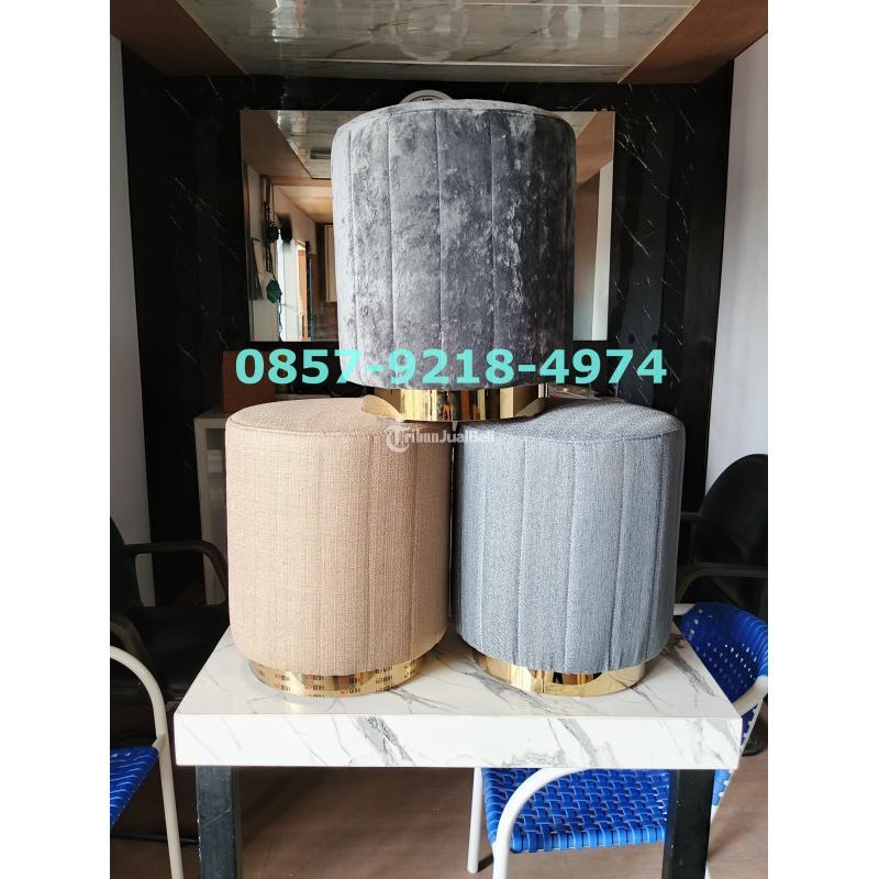 Kursi Puff Sofa Stool Kursi Bench Cafe Kantor Teras Santai Bar Tamu Aesthetic - Surabaya