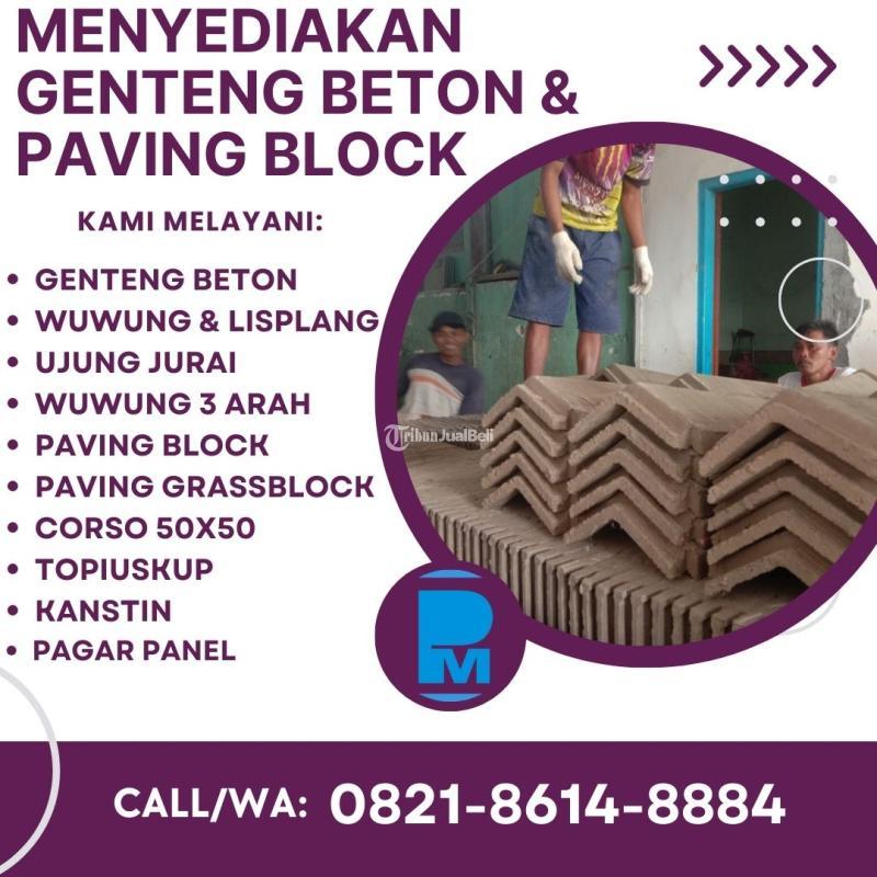 Genteng Flat Genteng Cor Beton - Malang