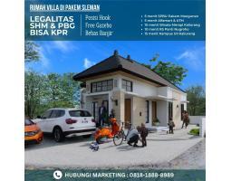 Dijual 1 Unit Rumah di Pakem Sleman Lokasi Favorit 10 Menit Kampus UII, Wisata Kaliurang - Sleman