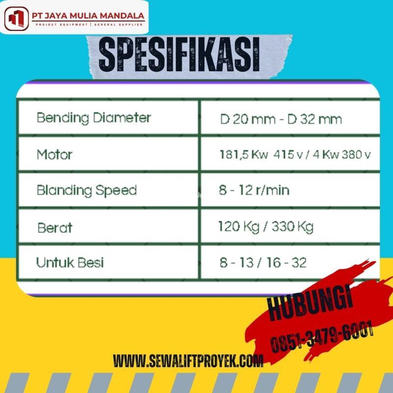 Sewa Bar Bender, Mesin Tekuk Besi Beton - Klaten