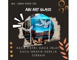 Produksi Kaca Patri Grafir Inlay Gereja, Sarmi - Papua
