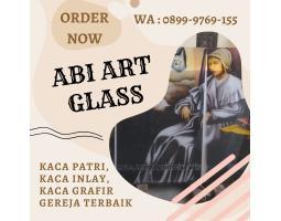 Produksi Kaca Patri Grafir Inlay Gereja - Waropen 