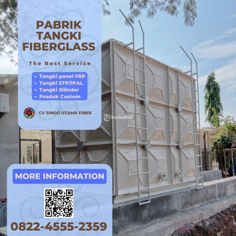 Tangki Fiberglass Ini Gak Tau Capek, Air Aman 24 per 7 - Lampung Tengah