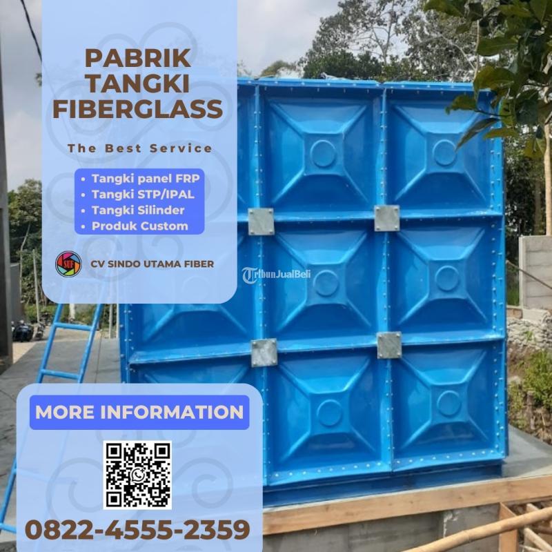 Tangki Fiberglass Ini Gak Tau Capek, Air Aman 24 per 7 - Lampung Tengah