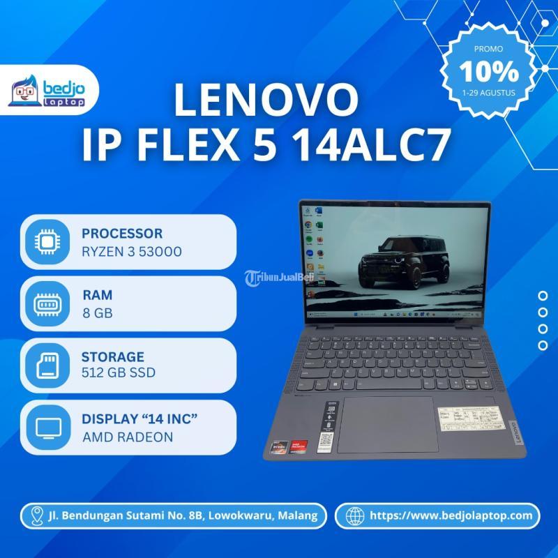 Dijual Laptop Second, Lenovo Ip Flex 5 14alc7 Terfleksibel, Ryzen 3 53000, Amd Radeon Graphics, Ram 8gb, Ssd 512 Gb, Key Back Light360, Touchscreen - Malang