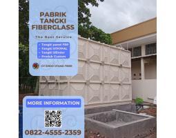 Tangki Fiberglass Tempat Air, Rasa Sultan - Tulang Bawang Barat