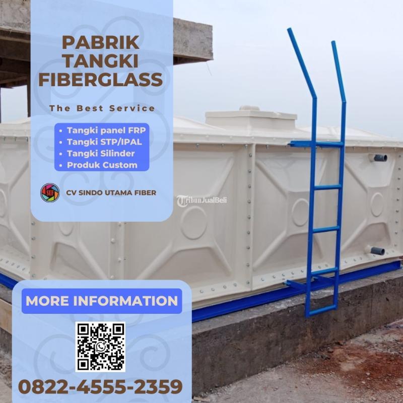 Tangki Fiberglass Tempat Air, Rasa Sultan - Tulang Bawang Barat