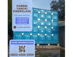 Tangki Fiberglass Bisa Nampung Hujan, Panas, dan Masalah Hidup - Way Kanan