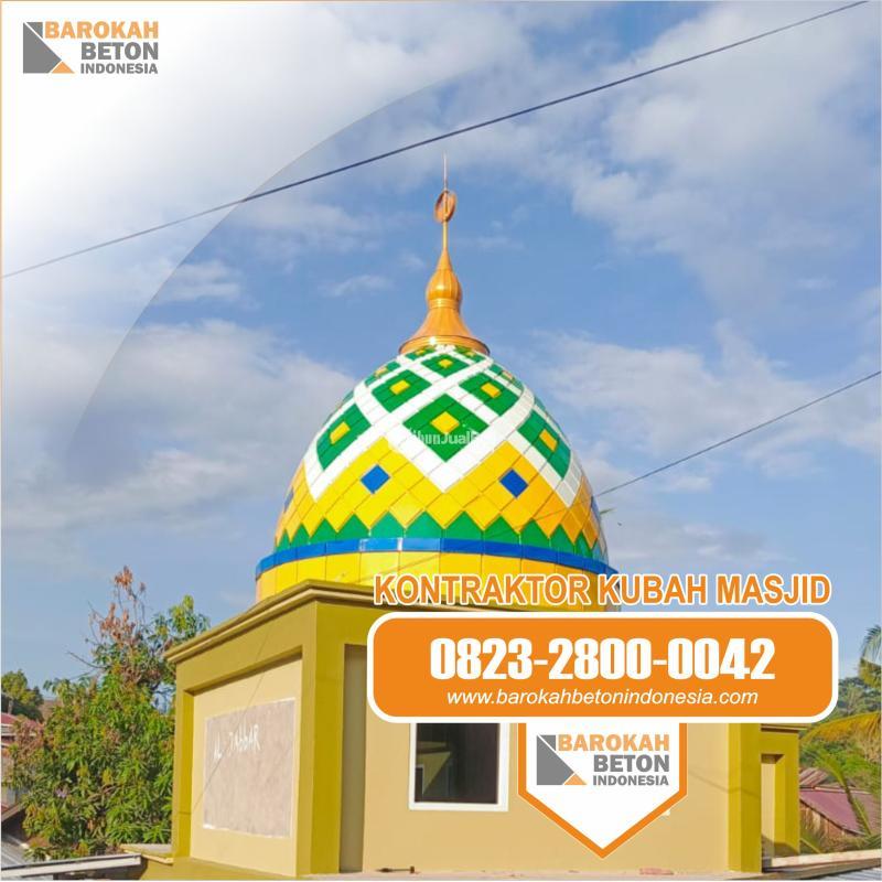 Pembuatan Kubah Masjid Batam Bahan Galvalum 7 Enamel Bergaransi - Bintan