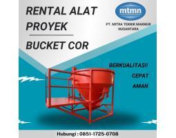Sewa Bucket Cor Proyek di Lampung  Kapasitas 800-1500 Liter, Kuat  Praktis - Bandar Lampung