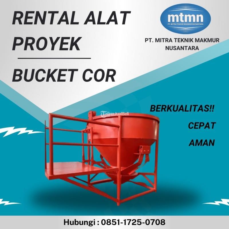 Sewa Bucket Cor Proyek di Lampung Kapasitas 800-1500 Liter, Kuat Praktis - Bandar Lampung