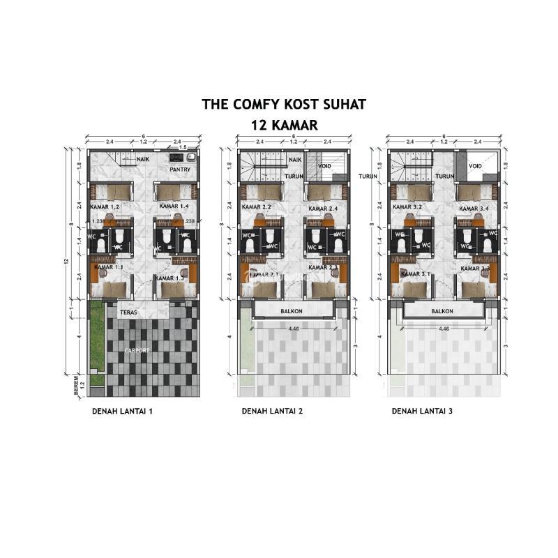 Jual Rumah Kost 8 Kamar Baru Dekat UB Malang -Malang