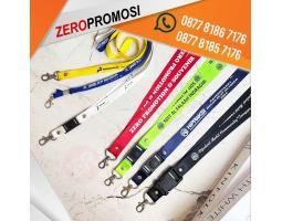 Tali ID Card Custom Logo Sablon Nylon - Tangerang Kota