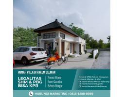 Jual Rumah Tipe 65 Baru Modern 10 Menit Kampus UII,Wisata Kaliurang di Sleman Utara Lokasi Favorit - Sleman
