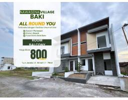 Dijual Rumah  Perumahan 2 Lantai Nawasena Village Baki - Sukoharjo