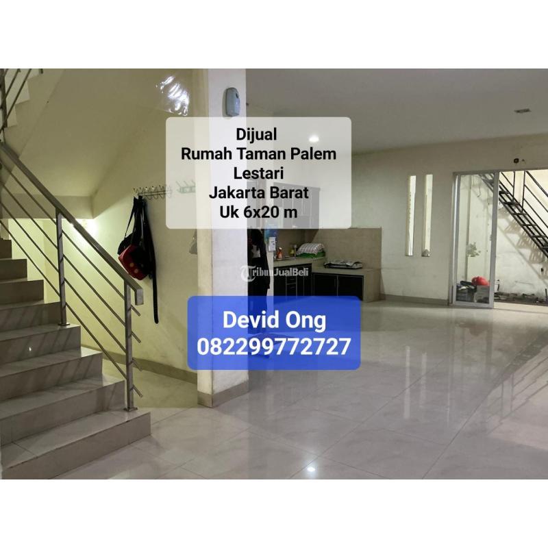Dijual Rumah Taman Palem Lestari Uk 6x20 m - Jakarta Barat