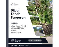 Dijual Tanah, Luas 903m2, SHM, Cocok Untuk Kavlingan Perumahan, Dekat Pintu Tol Salatiga, Tengaran - Semarang
