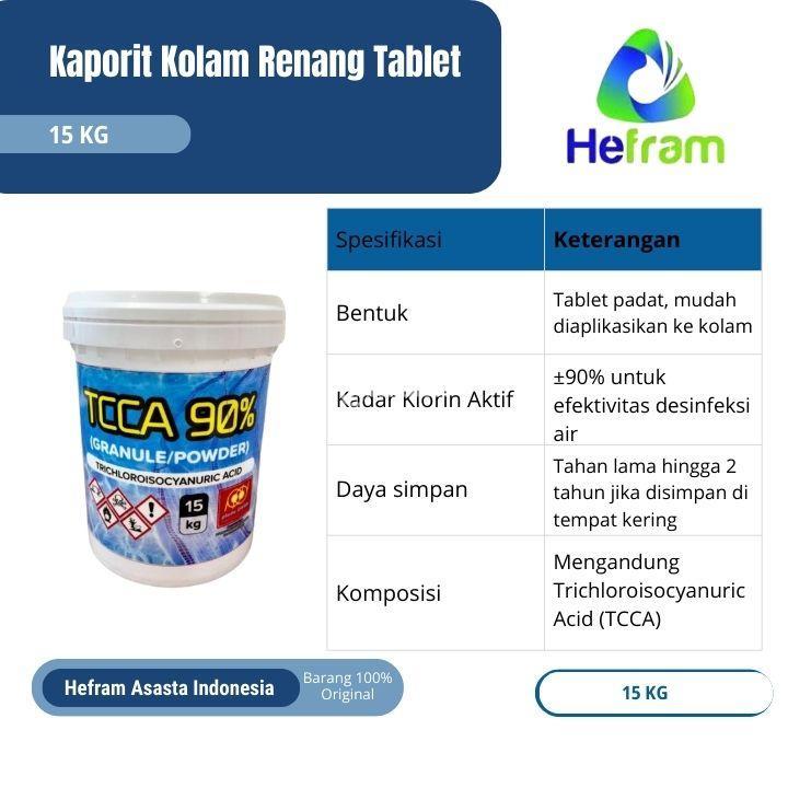 Kaporit Kolam Renang Tablet 15Kg - Bogor