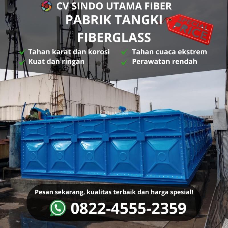 Tangki Fiberglass Isi Airnya, Bukan Isi Ulang Masalah - Pulau Morotai