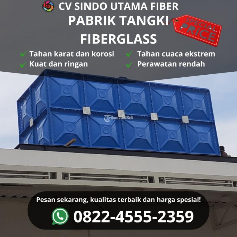Tangki Fiberglass Isi Airnya, Bukan Isi Ulang Masalah - Pulau Morotai