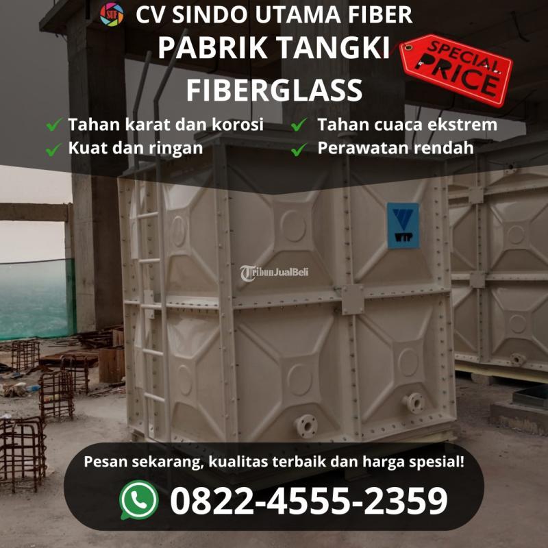 Tangki Fiberglass Isi Airnya, Bukan Isi Ulang Masalah - Pulau Morotai