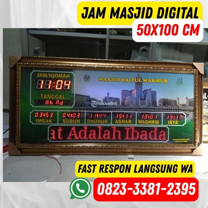Jam Digital Masjid Bergaransi Gratis Setting Jadwal Sholat - Batang