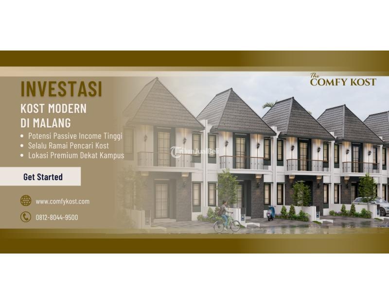 Dijual Rumah Kost, 8 Kamar, SHM, Free Furnish Premium, Dekat Kampus UB - Malang