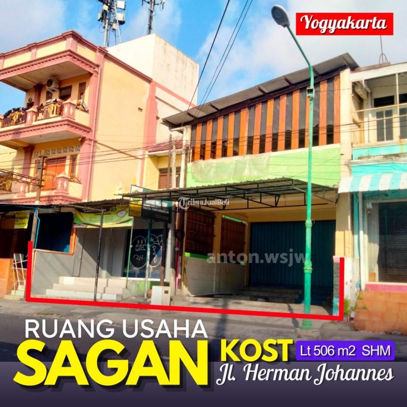 Tanah Strategis 2 Ruko, Kost 23 Kamar Dekat Gudeg SAGAN Lt 506 M SHM - Yogyakarta