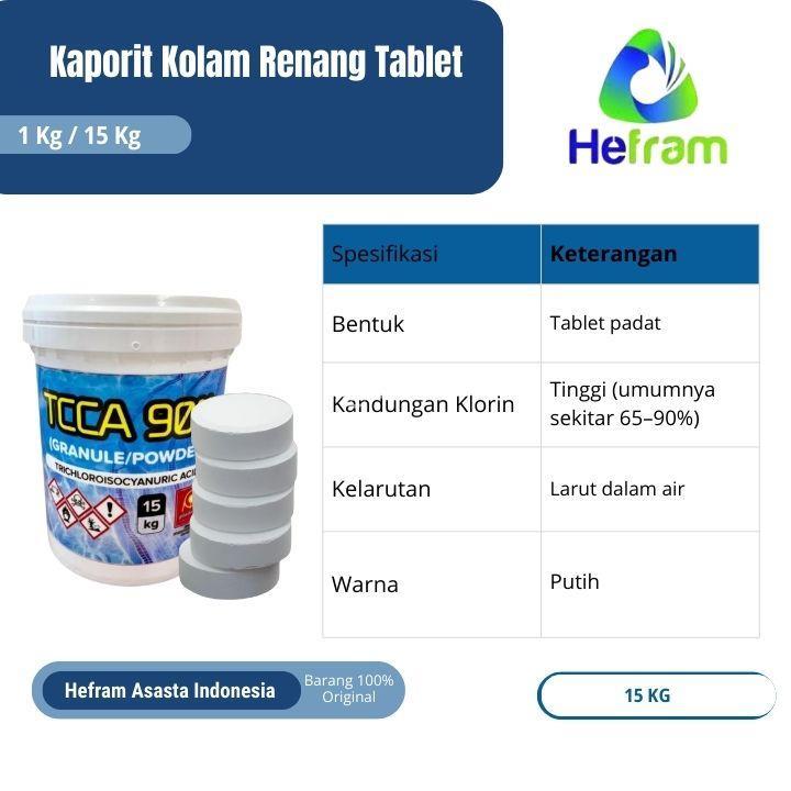 Kaporit Kolam Renang Tablet Besar 15 Kg - Bogor 