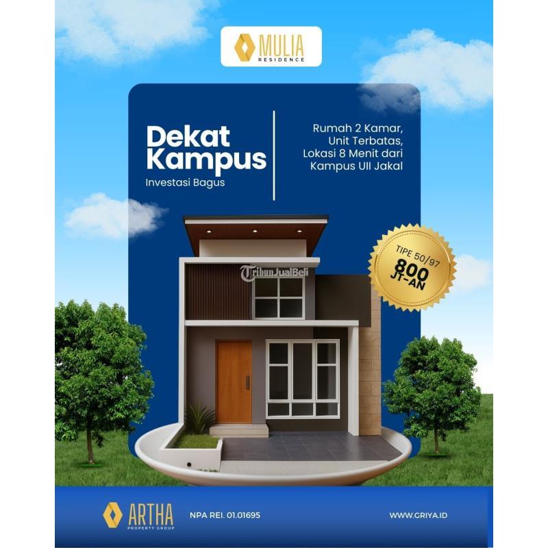 Dijual Rumah Dekat Kampus UII Tipe 50 2KT 1KM SHGB - Sleman