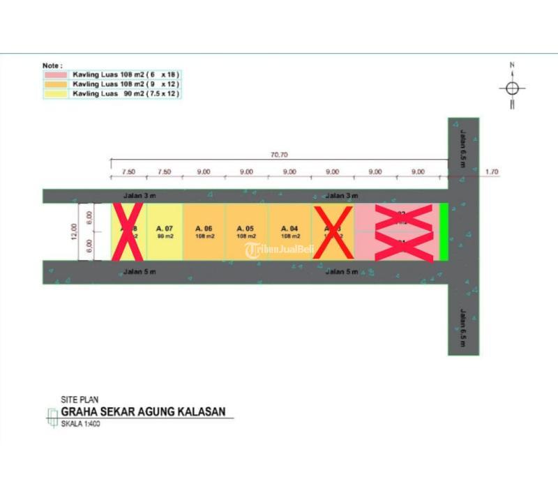Dijual Tanah di Kalasan Legalitas SHM Siap Bangun - Sleman