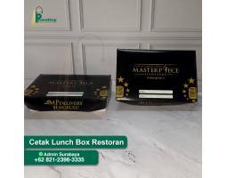 Cetak Paper Lunch Custom Design Box Makanan Franchise Harga Murah - Surabaya