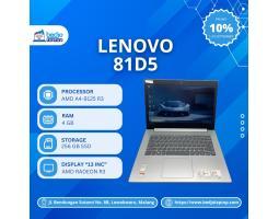 Dijual Laptop Second, Lenovo 81d5, Amd A4-9125 Radeon R3, Ram 4gb, Ssd 256gb, Garansi 1 Bulan, Normal Semua - Malang