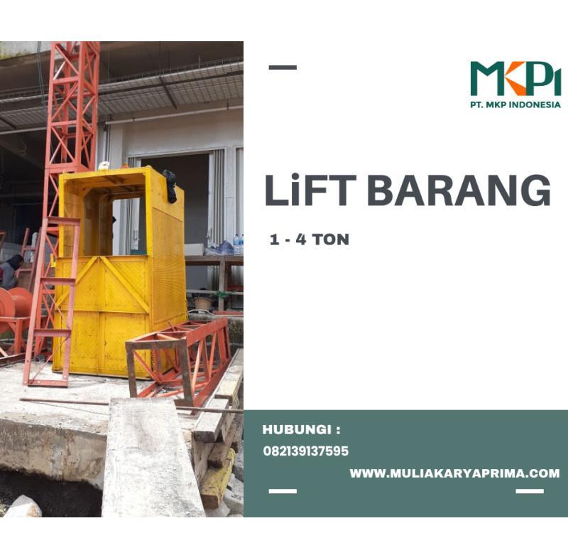 Sewa Lift Barang Proyek Kapasitas 1-4 Ton - Jakarta Pusat 