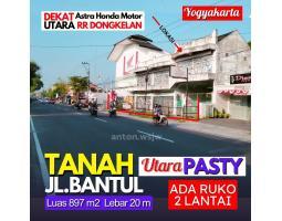 Tanah Strategis Jogja TEPI Jl Bantul Lt 897 m ld 20 m SHM Utara PASTY - Yogyakarta